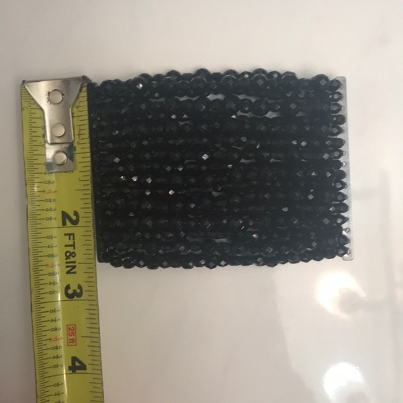 Black beaded bracelet - Picture 4 of 5